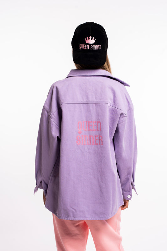 DENIM JACKET – LILAC